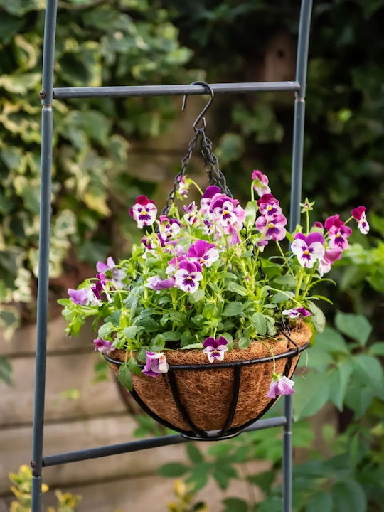 Esschert Design Hanging Metal Plant Pot Green