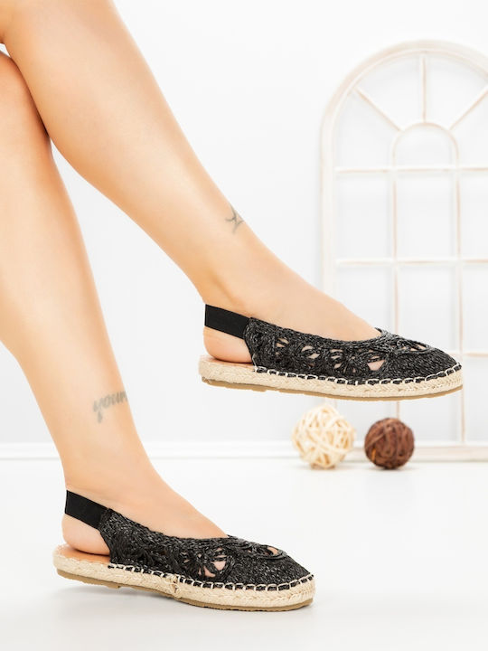 Damen Ballerinas Schwarz