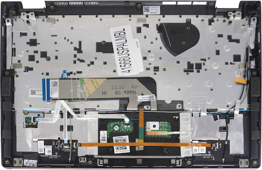 Палмрест за Лаптоп Клавиатура Lenovo Yoga C640-13IML 81UE 81UE000EAU 81UE0013AU 5CB0W43756 5CB0W43751 US С Подсветка Сив Код.41566USPALMBL