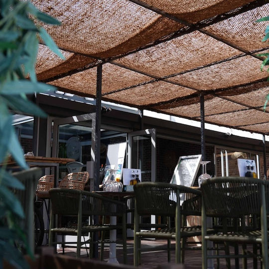 Showood Ορθογώνιο Πανί Σκίασης Καφέ 2x3m