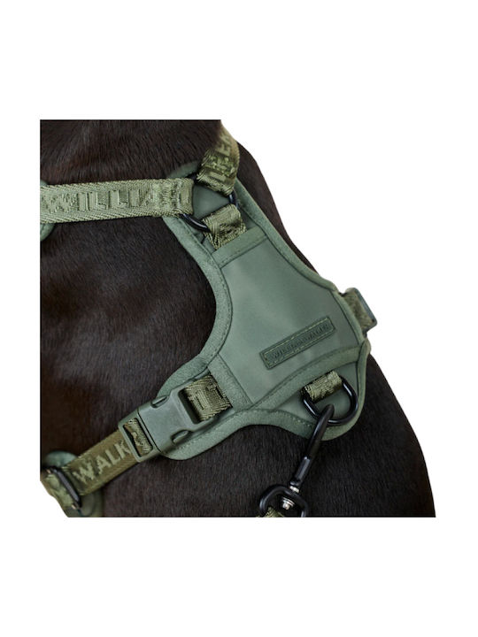 William Walker Hundegeschirre Apex Y Grün Leichtes Mesh & Neopren M 54-76cm