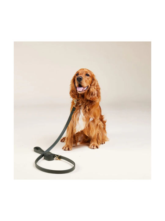 William Walker Adjustable Leather Dog Harness Dark Moss Dark Green Plain Collection Xxs-xs 1.5cm