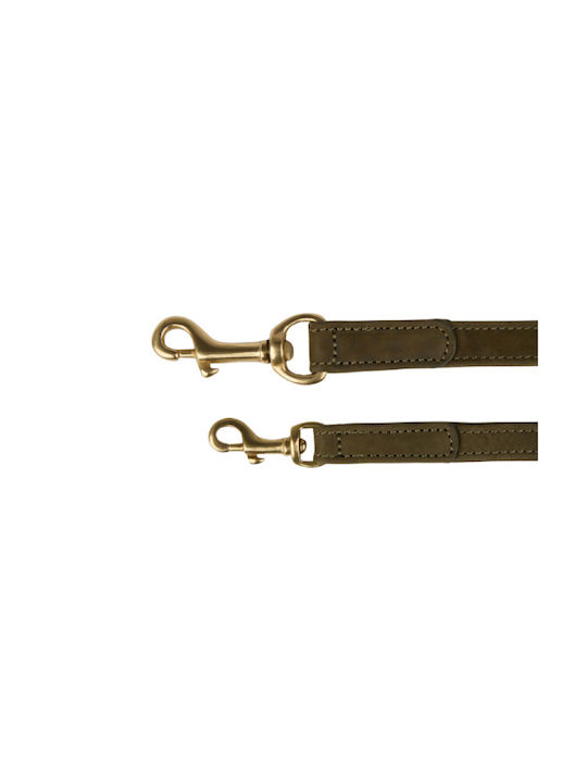 William Walker Регулируем Водоустойчив Кожен Повод Nubuck Горски Зелен Без Ръце И Регулируем Xxs-xs 15mm