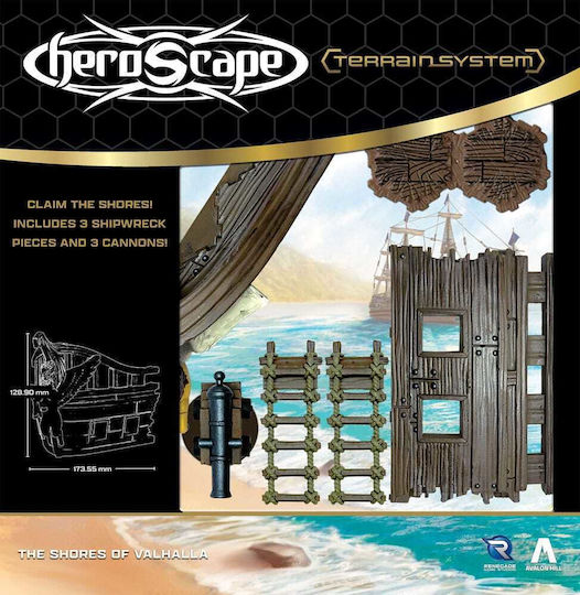 Επέκταση Παιχνιδιού Heroscape Terrain Expansion Shores of Valhalla 14+ Ετών (EN) Renegade Game Studios