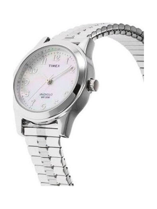 Timex Ρολόι Μπαταρίας με Μεταλλικό Μπρασελέ