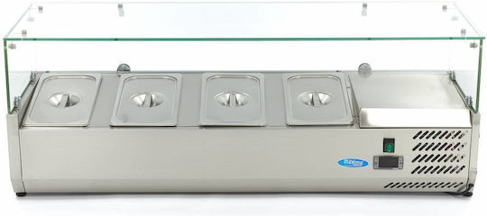 Countertop Prep Fridge 120cm Fits 4 X 1/3 Gn