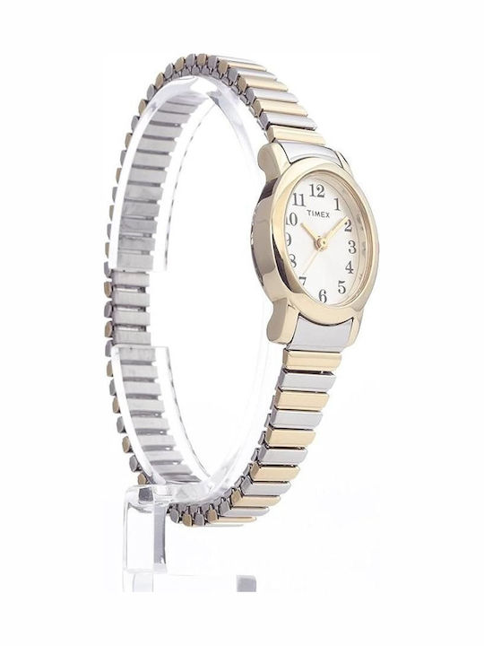 Timex Ρολόι Μπαταρίας με Μεταλλικό Μπρασελέ