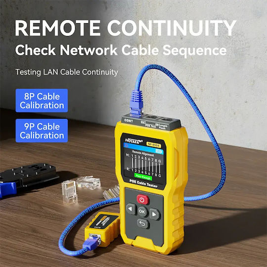 Noyafa NF-8504 Tester Καλωδίων Ψηφιακό