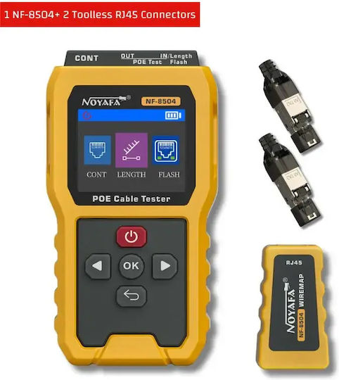 Noyafa NF-8504 Tester Καλωδίων Ψηφιακό