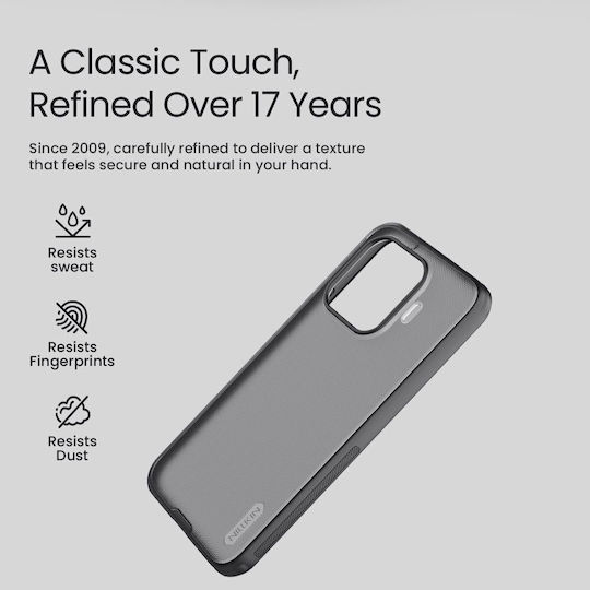 Nillkin Заден капак Пластмаса / Силикон Черен (Xiaomi 17T Pro)