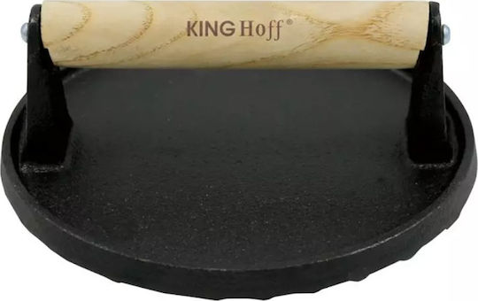 KING Hoff KH-1759 Backpresse für Grill aus Gusseisen Ø18cm