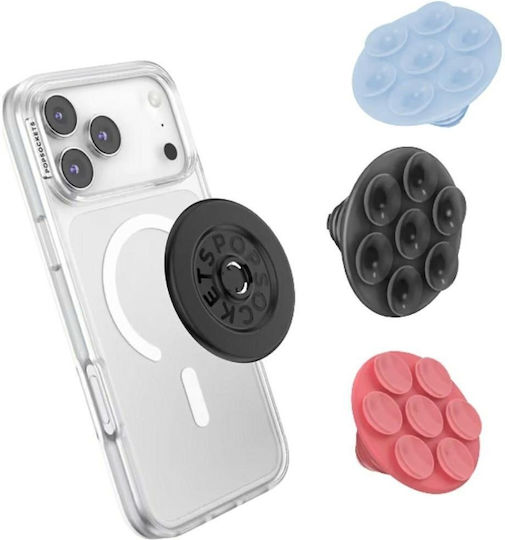 Popsockets Popsockets Poptop Translucent Suck-up Phone Holder Stand Black