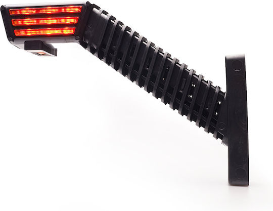 Led Triple Side Volume Light Horn Type Long Was Flash Function 12v24v Left