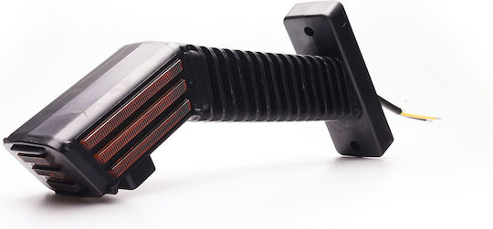 Led Triple Side Volume Light Horn Type Long Was Flash Function 12v24v Left