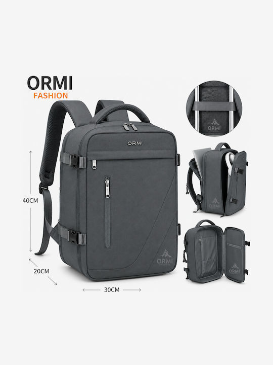 Ormi Rz29053 Σακίδιο Πλάτης Ταξιδιού 40x20x30cm Cabin Size Σύστημα Συμπίεσης Αέρα Θήκη Laptop & Μεγάλη Χωρητικότητα Γκρι Ormi Rz29053 Σακίδιο Πλάτης Ταξιδιού 40x20x30cm Cabin Size Σύστημα Συμπίεσης Αέρα Θήκη Laptop & Μεγάλη Χωρητικότητα Γκρι