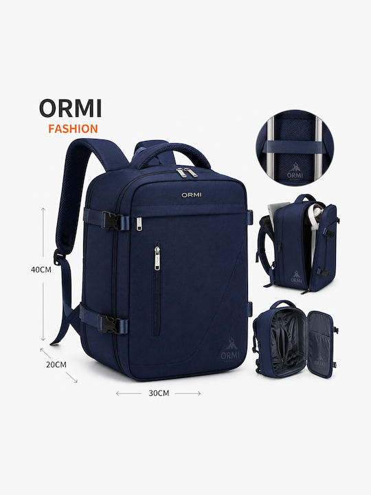 Ormi Rz29053 Σακίδιο Πλάτης Ταξιδιού 40x20x30cm Cabin Size Σύστημα Συμπίεσης Αέρα Θήκη Laptop & Μεγάλη Χωρητικότητα Σκούρο Μπλε Ormi Rz29053 Σακίδιο Πλάτης Ταξιδιού 40x20x30cm Cabin Size Σύστημα Συμπίεσης Αέρα Θήκη Laptop & Μεγάλη Χωρητικότητα Σκούρο Μπλε