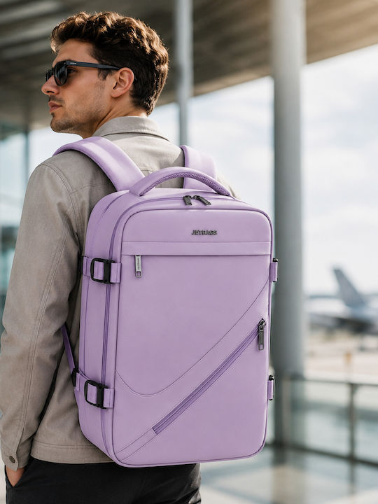 Jetbags Rz29051 Σακίδιο Πλάτης Ταξιδιού Cabin Size 40x20x30cm Αδιάβροχο Θήκη Laptop & Βαλβίδα Συμπίεσης Λιλά Jetbags Rz29051 Σακίδιο Πλάτης Ταξιδιού Cabin Size 40x20x30cm Αδιάβροχο Θήκη Laptop & Βαλβίδα Συμπίεσης Λιλά