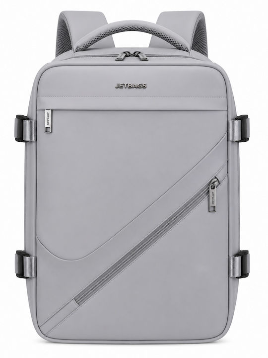 Jetbags Rz29051 Travel Backpack Cabin Size 40x20x30cm Waterproof Laptop Compartment & Compression Valve Grey