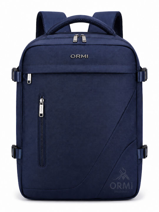 Ormi Rz29053 Backpack Travel 40x20x30cm Cabin Size Air Compression System Laptop Compartment & Large Capacity Dark Blue