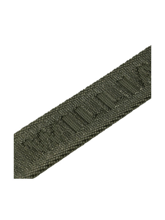 William Walker Dog Collar Jacquard Nylon Forest Green Light & Vegan XxSmall XSmall 22-32cm