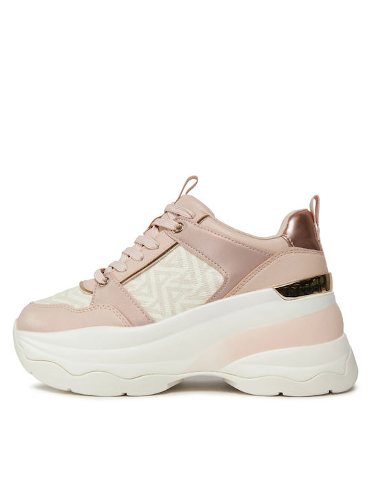 Adidasi Flatforms pentru femei Roz