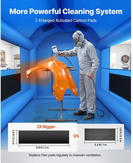 Vevor Vehicle Paint Booth with Blowers