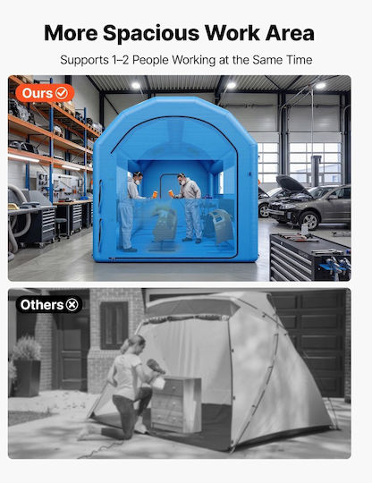Vevor Vehicle Paint Booth with Blowers