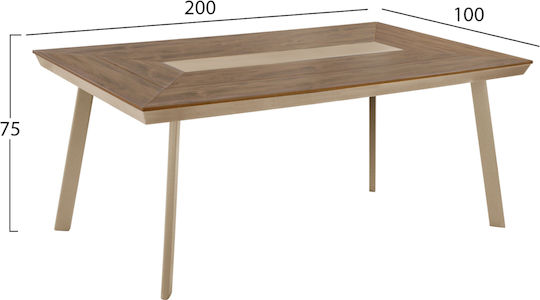 Σετ Τραπεζαρίας 7τμχ Homemarkt