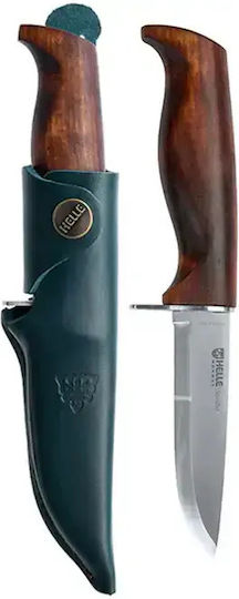 Helle Helle Kupfer Messer in Lederhülle