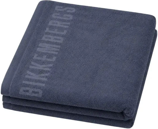 Bikkembergs Strandtuch Blau 168x90cm