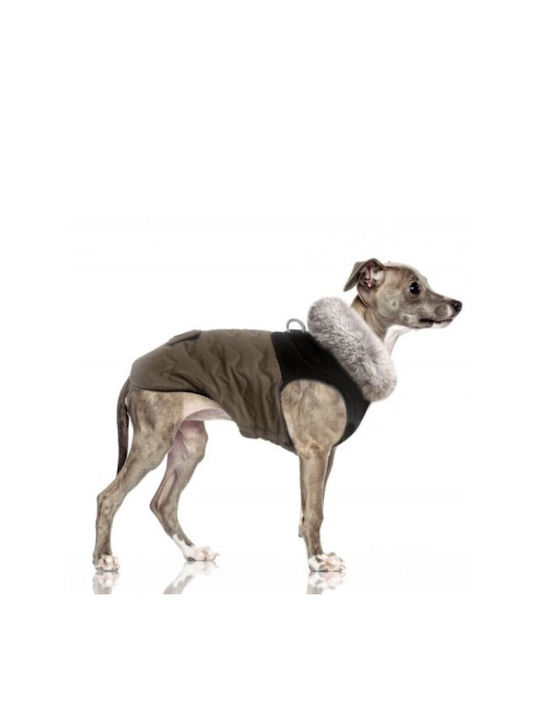 Milk & Pepper Waterproof Brown Dog Coat