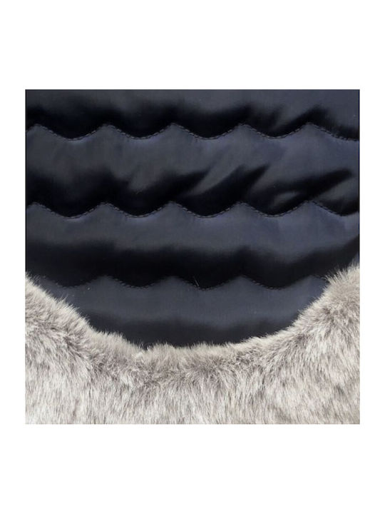 Milk & Pepper Dog Coat Waterproof Blue
