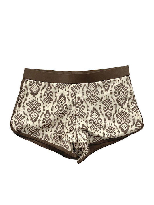 Bikini Set Shorts Brown
