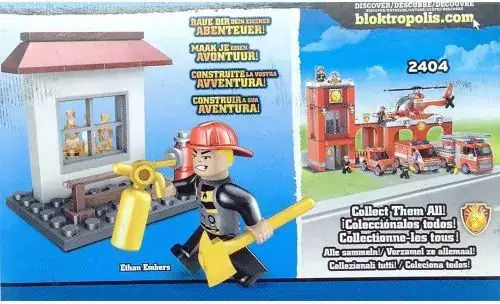 Mega Bloks Конструктори Blok Squad Hero Firefighter за 5+ Години 40 бр