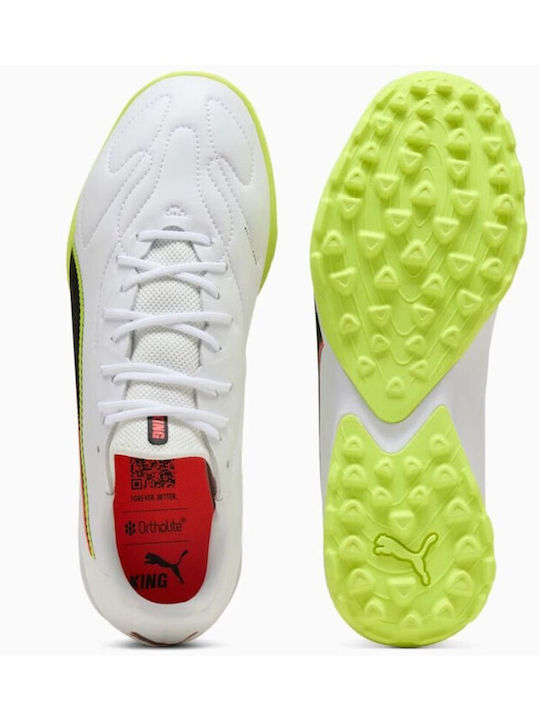 PUMA TT Fußballschuhe mit geformten Stollen Weiß
