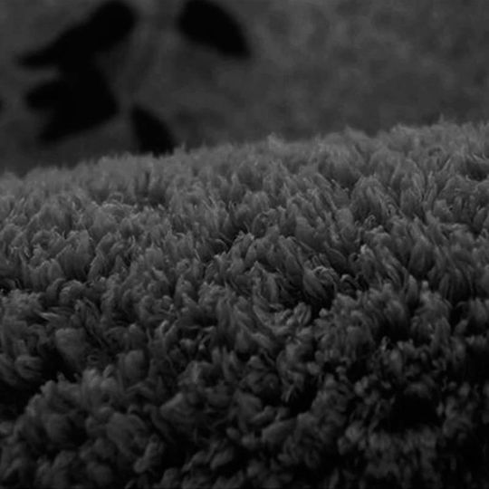 Strado Alpaca Wohnzimmer Teppich Rechteckig Schwarz 140x200cm