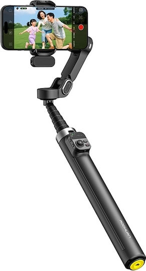 Aochuan V3 Mobile Phone Gimbal with 3-Axis Stabilizer and 7.5 Hours Battery Life Black