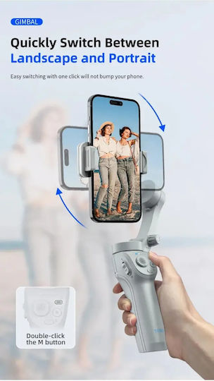 Tokqi M01 Gimbal pentru telefon mobil cu 8 ore de funcționare