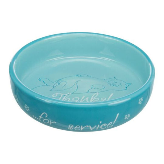 Trixie Ceramic Food Bowl for Cat 300ml 15cm Various Colors