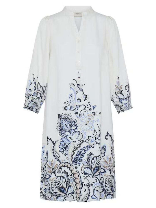 Sommer Hemdkleid Weiß