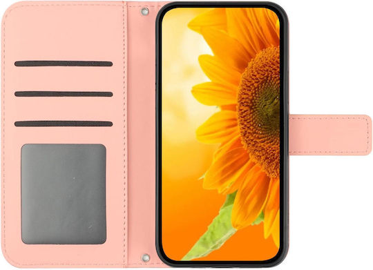 Forcell Xiaomi Poco X8 Pro 5g Blumen Handyhülle Brieftasche Rosa