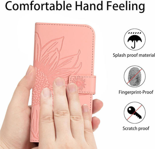 Forcell Xiaomi Poco X8 Pro 5g Blumen Handyhülle Brieftasche Rosa
