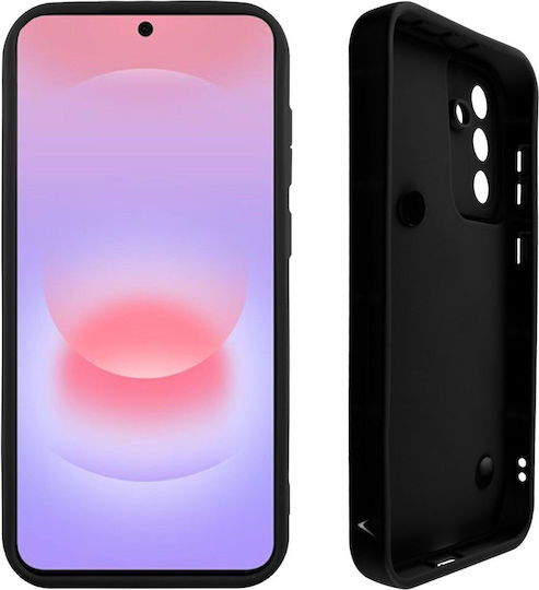 Volte-Tel Silicone TPU Strap Case Samsung A37 5G A376 6.7in Full Camera Protection Black Black Hearts Volte-Tel