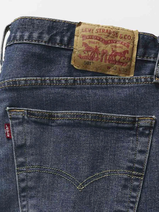 Men's Jeans Pants with Regular Straight Fit Blue