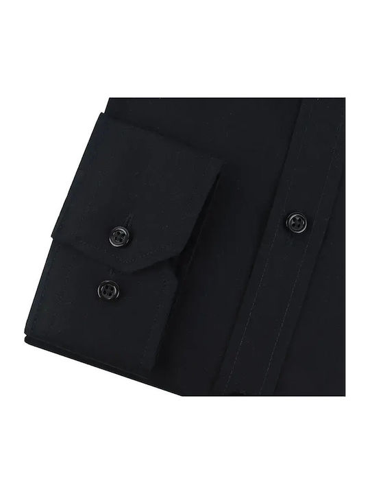 Long Sleeve Shirt Narrow Fit Black