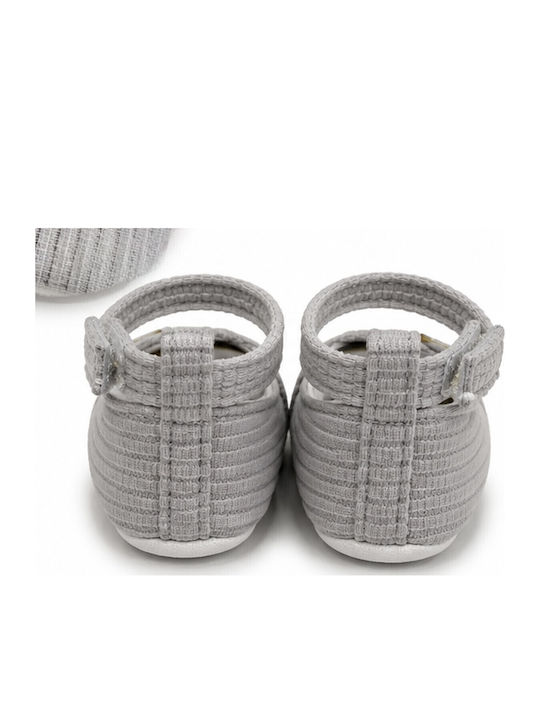 Panino Weiche Sohlenschuhe für Babys Ballerinas Grau