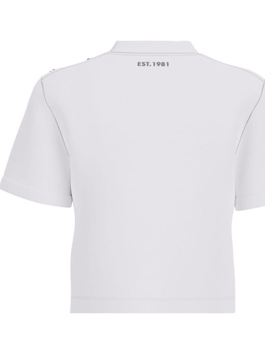 Дамска Crop Тениска Бяла