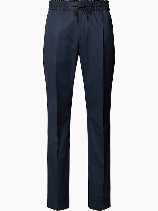 Getlin251f3 Elastic Blue Trousers