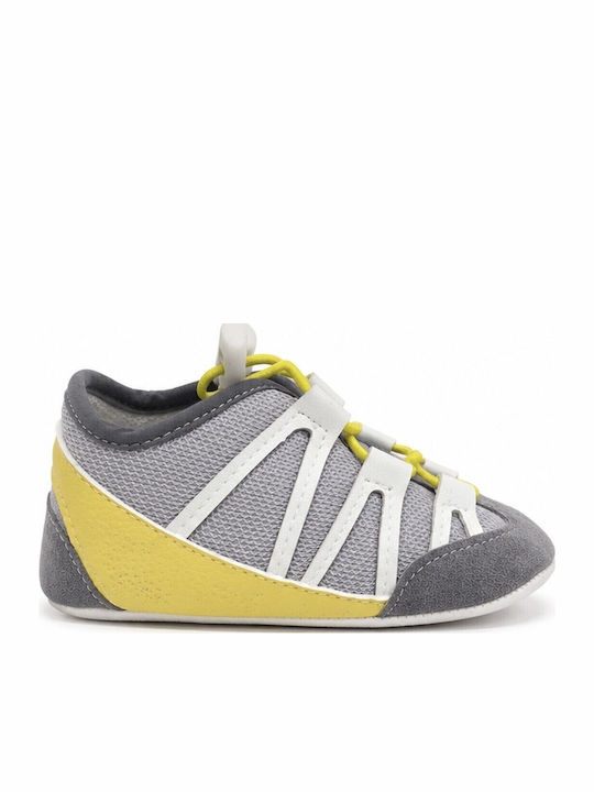 Panino Βρεφικά Sneakers Αγκαλιάς Γκρι