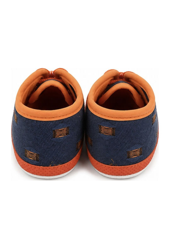 Panino Baby Soft-Sole Sneakers Orange